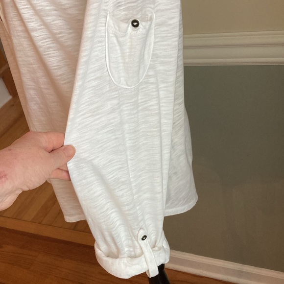 Lucky Brand White Long Sleeve Women's Top - Picture 3 of 7